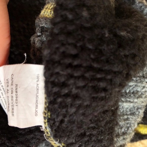 REWIND black and gray scoop neck sweater S - Picture 6 of 6